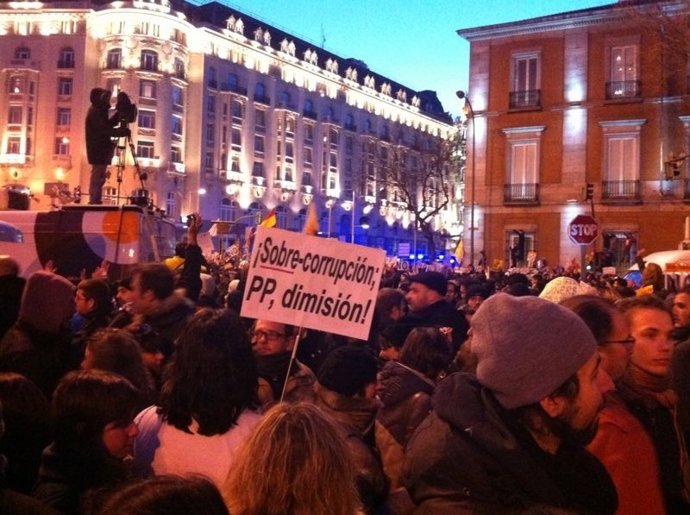 Protestas el 23 F en Madrid