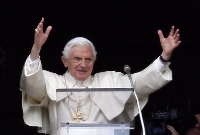 Papa Benedicto XVI en su último Ángelus