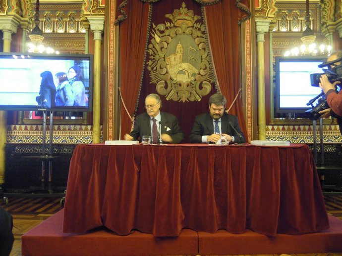 Iñaki Azkuna y José María Aburto