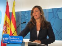 Alicia Sánchez-Camacho ve Cataluña abocada a elecciones anticipadas ante la "fragilidad" del pacto CiU-ERC