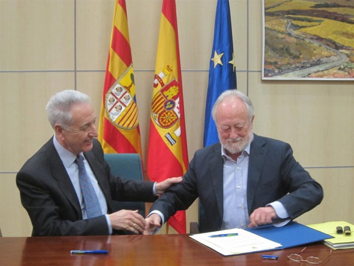 Modesto Lobón y José María Sopeña.