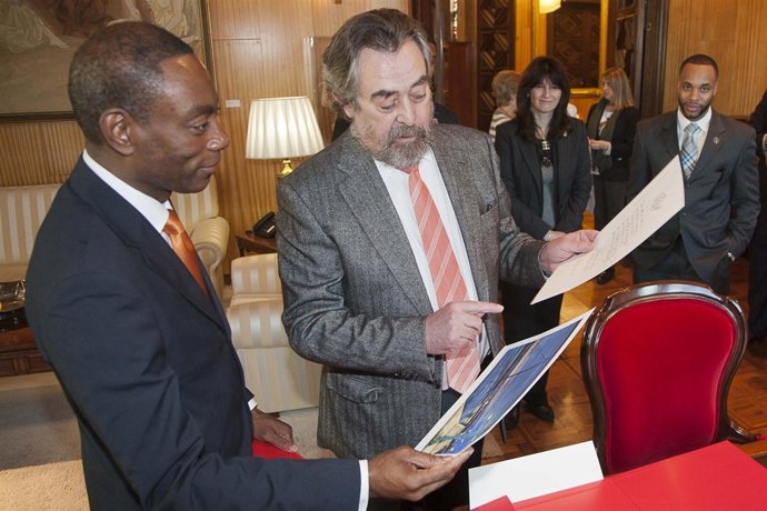 Belloch y el alcalde de Cincinnati