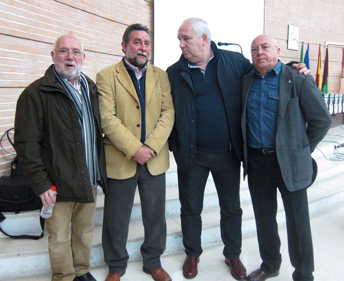Manuel Ferrer, Francisco Fernández, Francisco Carbonero y Antonio Herrera