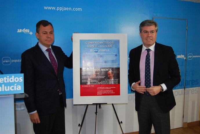 Sanz junto a Fernández de Moya hoy