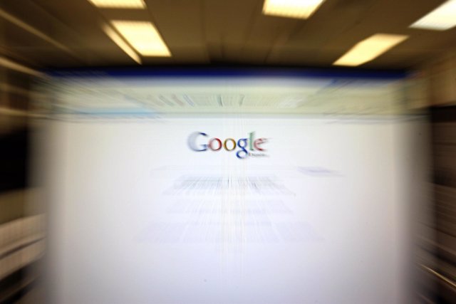 Pantalla de ordenador con Google 