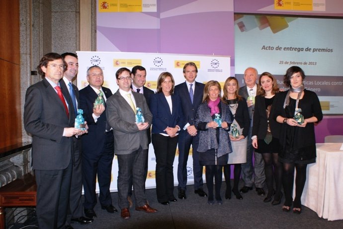 Entrega de premios en Madrid