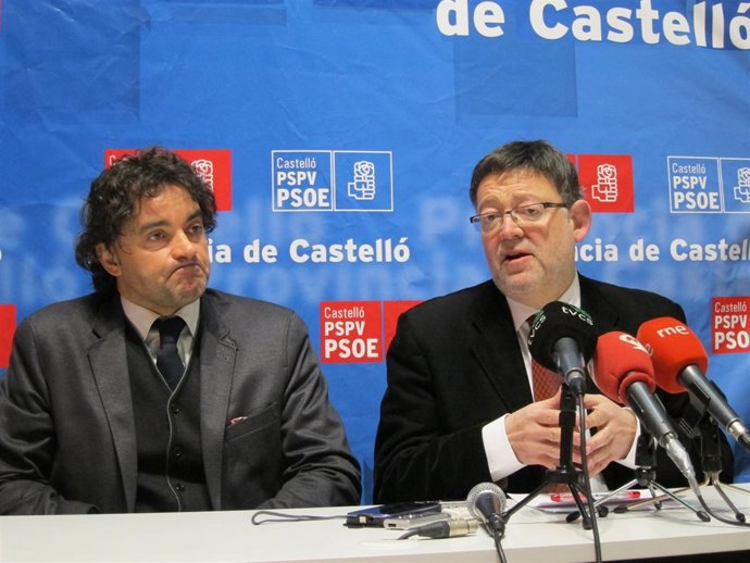 Puig en rueda de prensa en Castellón