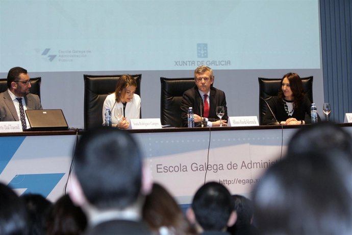 O vicepresidente e conselleiro de Presidencia, Administracións Públicas e Xustiz