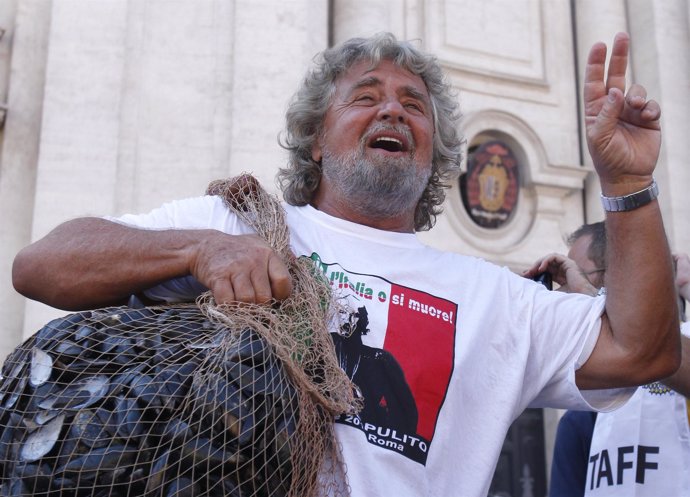 Beppe Grillo, Reconvertido En Político Exitoso