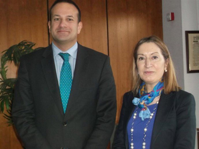 Ana Pastor y el ministro de Transportes de Irlanda