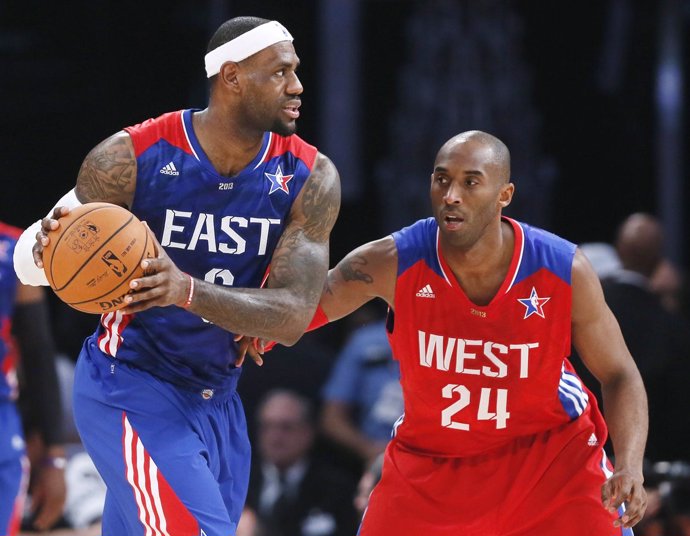 LeBron James y Kobe Bryant, All Star 2013