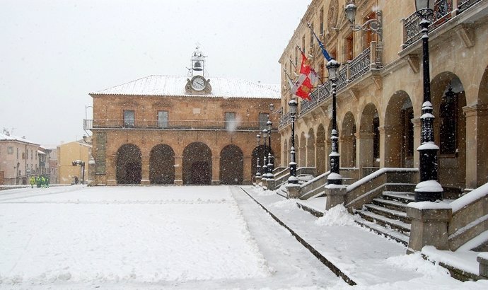 Nieve en Soria