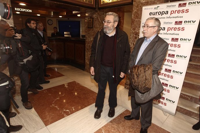 Ignacio Fernández Toxo y Cándido Méndez