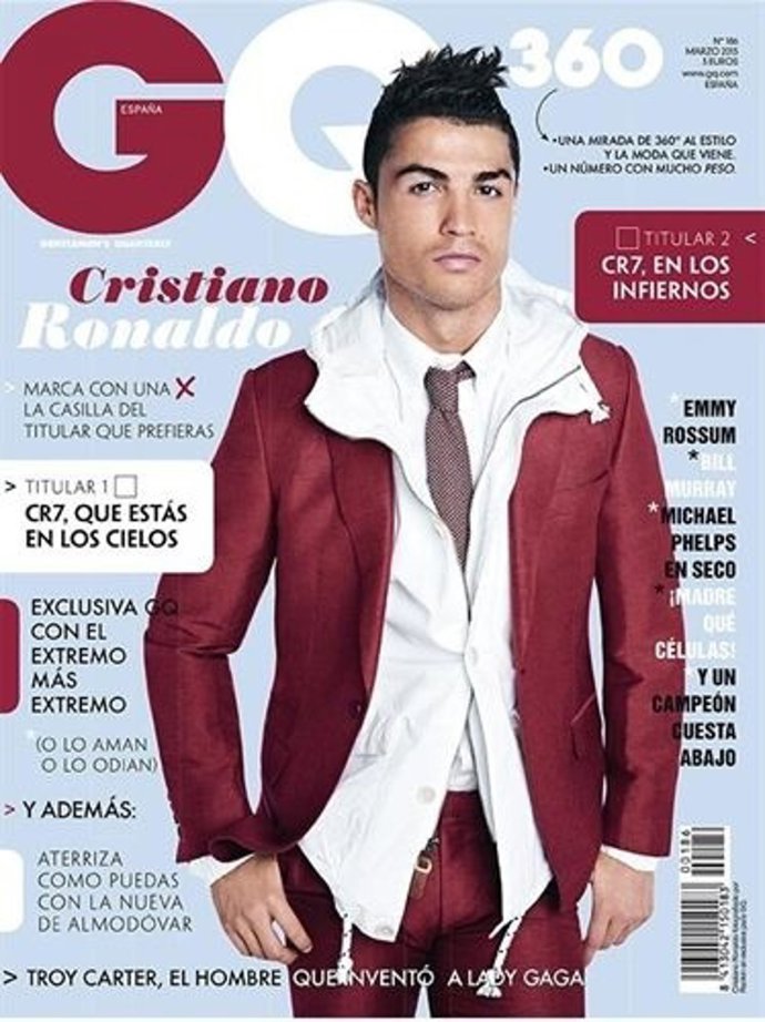 Cristiano Ronaldo portada de GQ