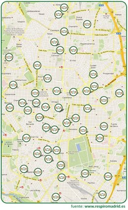 Mapa de Puntos Respiro