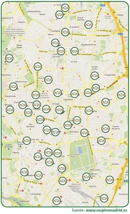 Mapa de Puntos Respiro