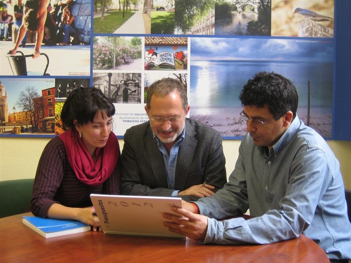 Los concejales del Grupo Municipal de IU