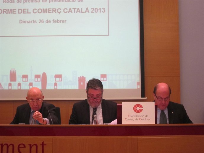 El pte. De la CCC, Pere Llorens, y el secr. Gral., Miquel Àngel Fraile
