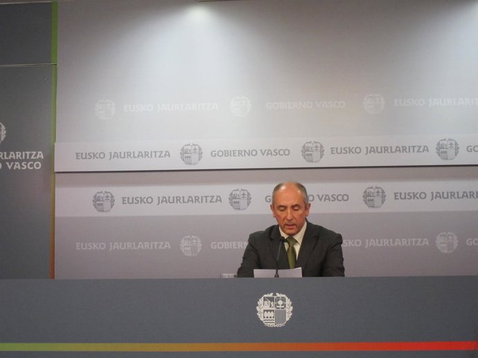 EL PORTAVOZ DEL GOBIERNO VASCO JOSU ERKOREKA