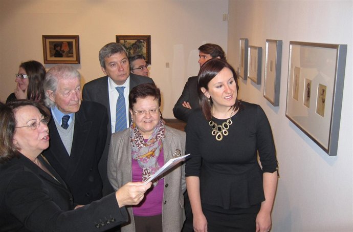 Mª José Catalá, Luisa Pastor, Víctor Lorente Sorolla y Consuelo Luca de Tena