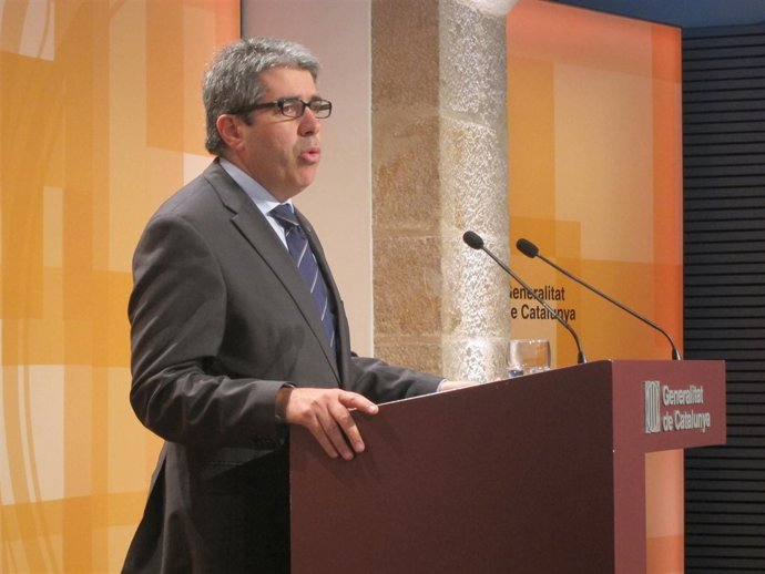 El conseller Francesc Homs, tras el Consell Executiu