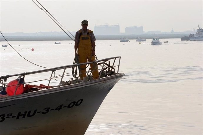 Barco pesquero en Andalucía