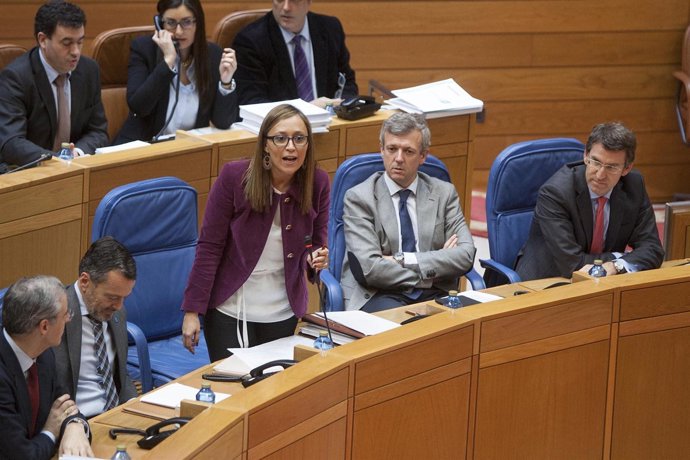 conselleira de Facenda no Pleno del Parlamentofoto