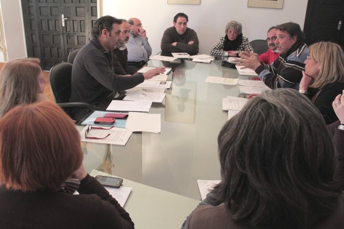 Un momento de la reunión