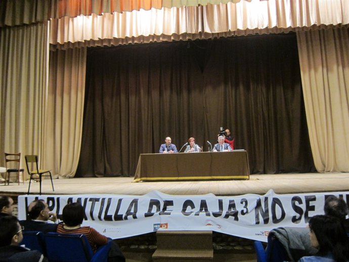 Asamblea de trabajadores de Caja3.