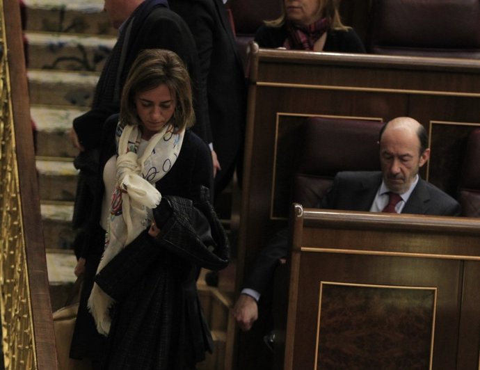 Carmen Chacón Y Alfredo Pérez Rubalcaba