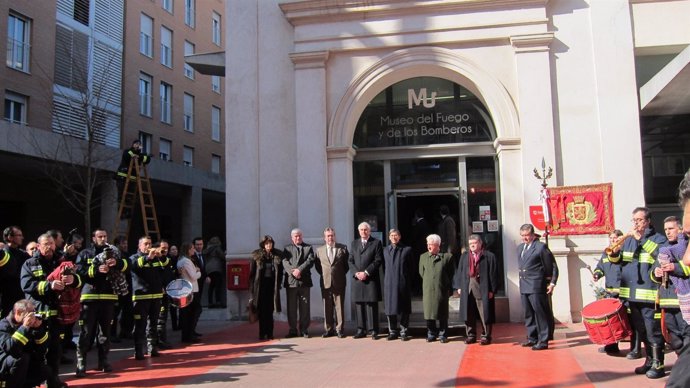 Inauguración de la celebración del 150 aniversario de los Bombeos de Zaragoza
