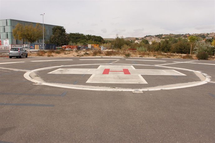 HELISUPERFICIE , HOSPITAL PARAPLEJICOS , HELICOPTERO