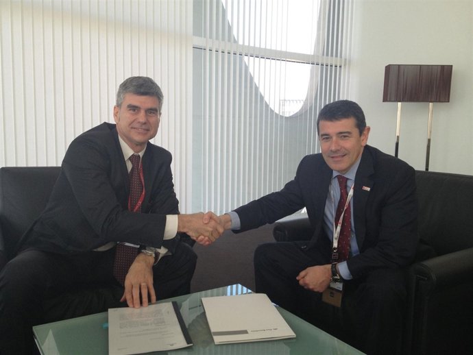 Albert Buxadé (Vodafone) y Agustí Cordón (Fira)