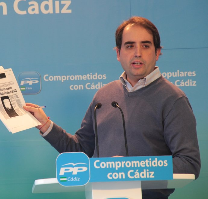Antonio Saldaña, secretario general del PP de Cádiz