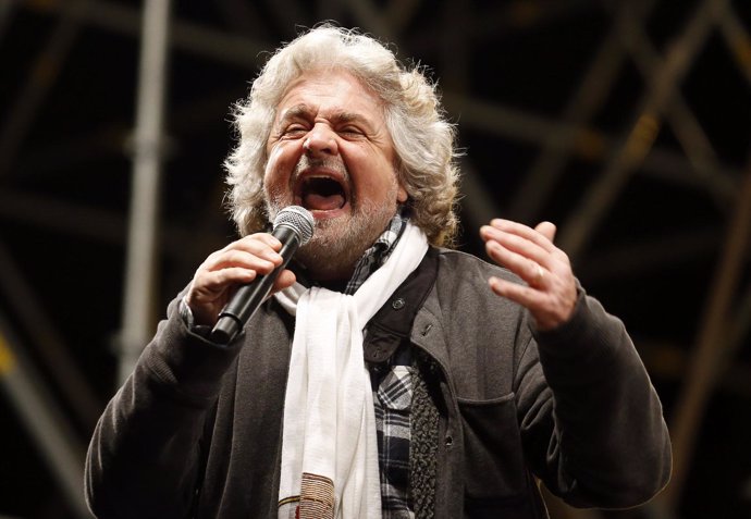  El Líder Del Movimiento Cinco Estrellas, Beppe Grillo