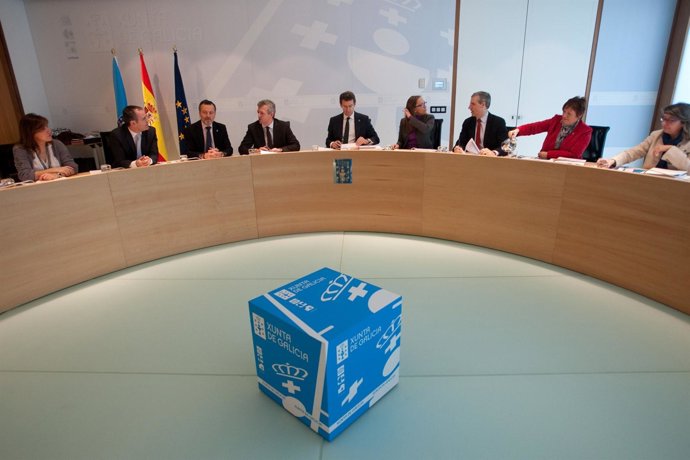 alberto nunez feijoo preside a reunion do consello da xunta. foto: ana varela