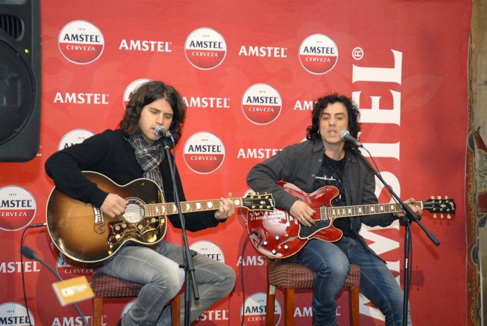 Rulo en la presentación del Amstel Música en Grande