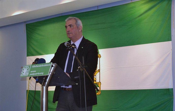 El secretario general del PA, Antonio Jesús Ruiz