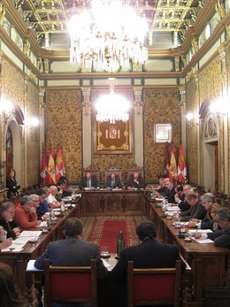 Sesión del pleno ordinario en la Diputación de Salamanca