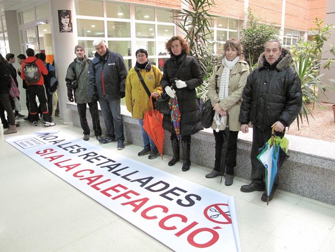 Concentración en el IES Marítim 