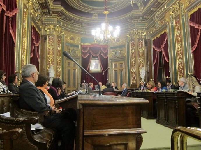 Sesión plenaria en el Ayuntamiento de Bilbao.