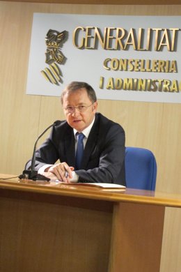  El Conseller De Hacienda Y Administración Pública, Juan Carlos Moragues.