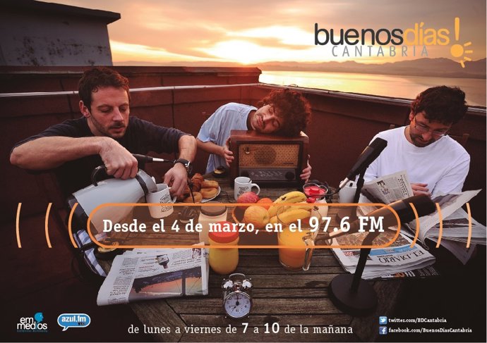 Cartel de 'Buenos días Cantabria'
