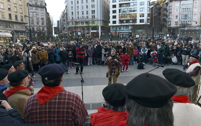 Las marzas en la Plaza del Ayuntamiento