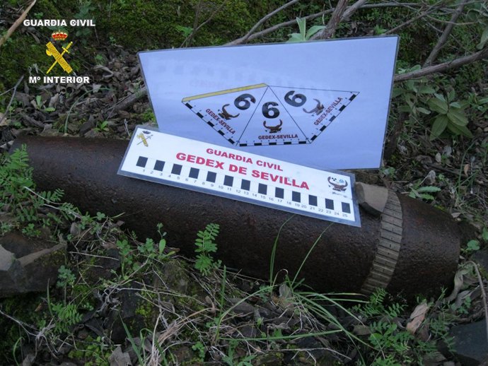 La Guardia Civil desactiva proyectiles en Obejo (Córdoba)