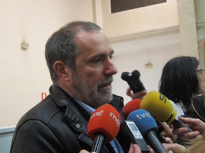 El vicesecretario general de la sección sindical de CaixaBank Josu Pardo, de UGT