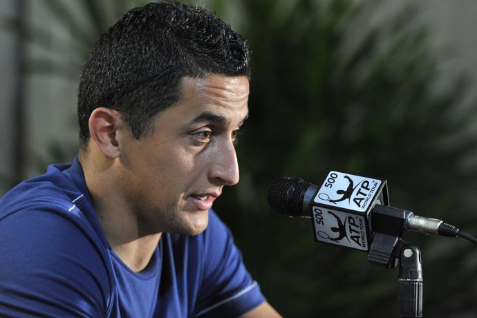 Nicolás Almagro en rueda de prensa 