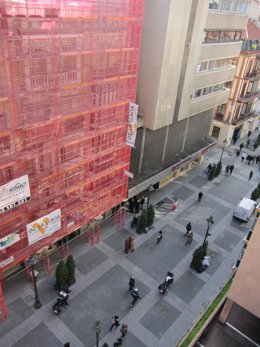 La comercial calle Santiago