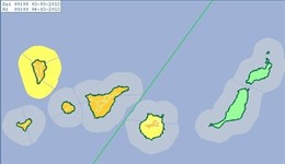 Aviso naranja por lluvias y viento