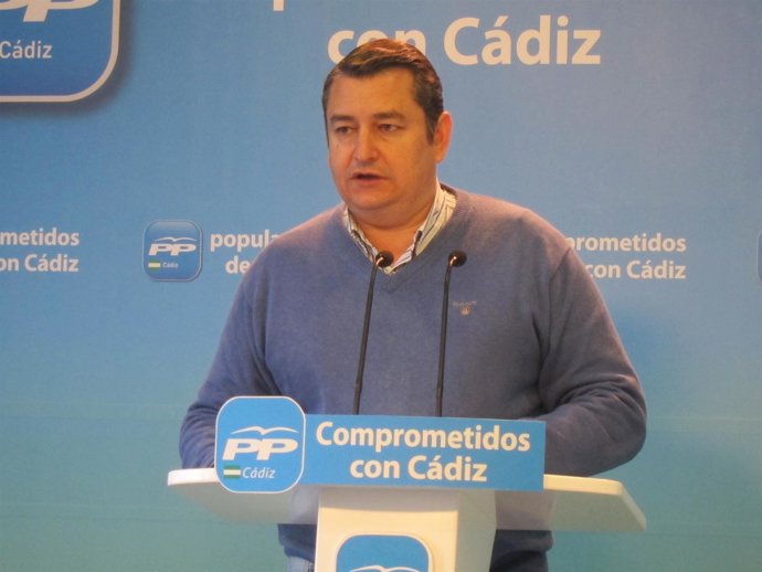 Antonio Sanz, presidente del PP en Cádiz